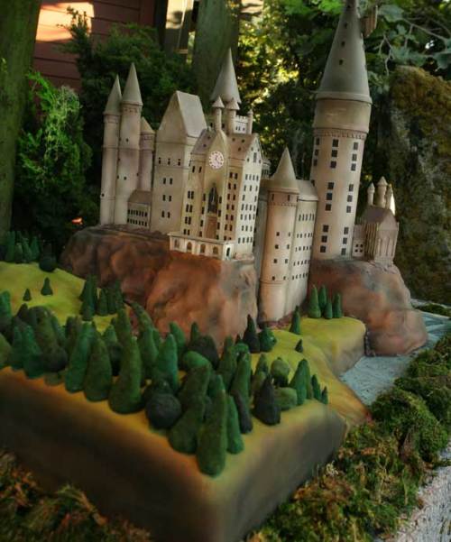 harry potter castle cake. Hogwarts Castle Cake